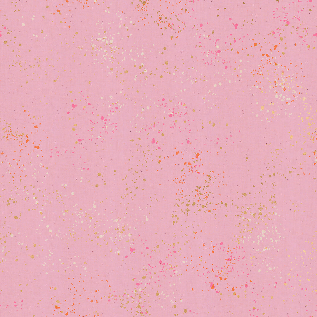 Speckled Peony Metallic Fabric by Rashida Coleman Hale for Ruby Star Society / RS5027 67M / Half yard continuous cut