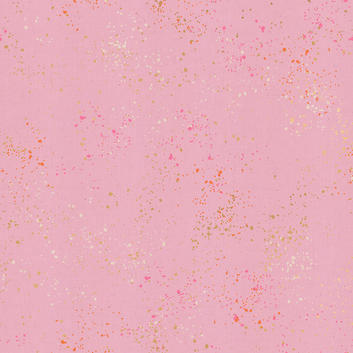 Speckled Peony Metallic Fabric by Rashida Coleman Hale for Ruby Star Society / RS5027 67M / Half yard continuous cut