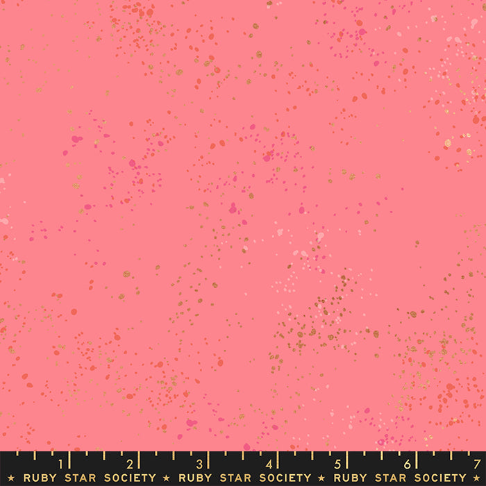 Speckled Sorbet Metallic Fabric by Rashida Coleman Hale for Ruby Star Society / RS5027 92M / Half yard continuous cut