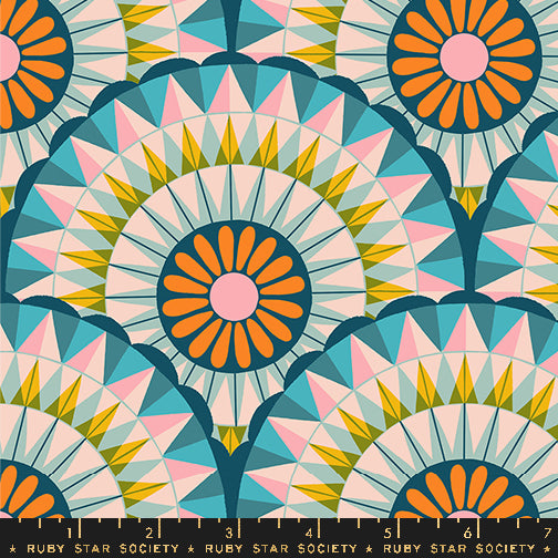 Carousel Light Galaxy Geometrics Fabric by Melody Miller for Ruby Star Society / RS0095 14 / Half yard continuous cut