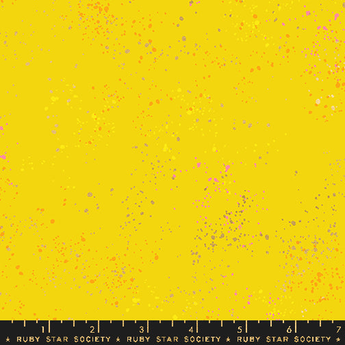 Speckled Golden Hour Metallic Fabric by Rashida Coleman Hale for Ruby Star Society / RS5027 111M / Half yard continuous cut