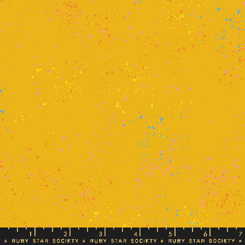 NEW Speckled Goldenrod Fabric by Rashida Coleman Hale for Ruby Star Society / RS5027 112 / Half yard continuous cut