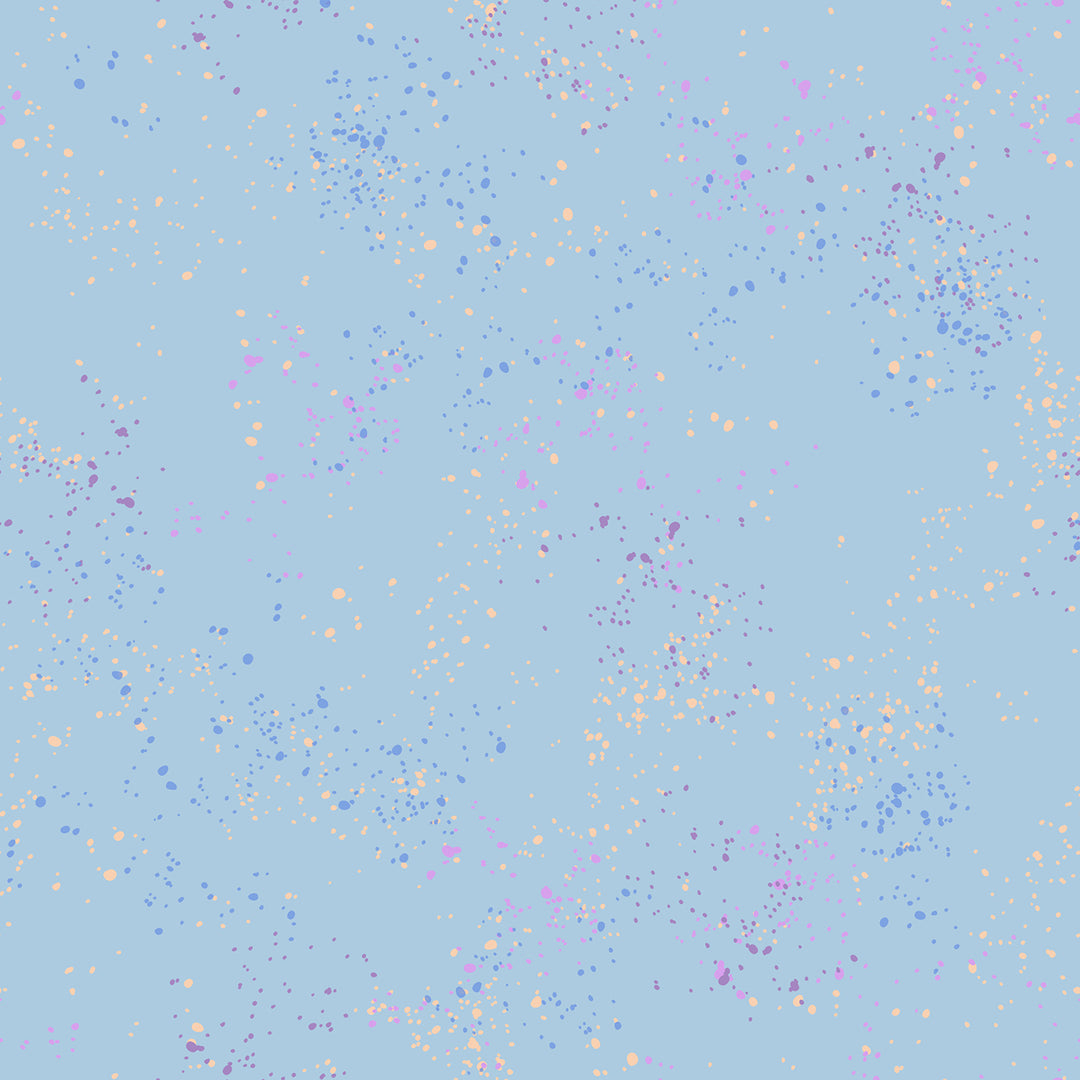 NEW Speckled Water Blue Fabric by Rashida Coleman Hale for Ruby Star Society / RS5027 125 / Half yard continuous cut