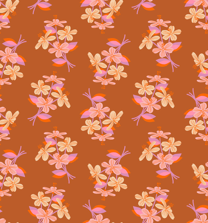 Favorite Flowers Spice Nosegay Florals Fabric Collaborative Collection for Ruby Star Society / RS5144 13 / Half yard continuous cut