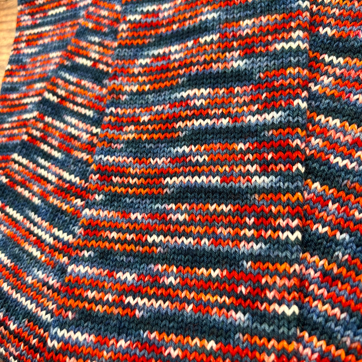 Ewe Tubes 60-stitch full skein tube in Knitted Wit Sock: Rosie the Riveter WWII Homefront NHP