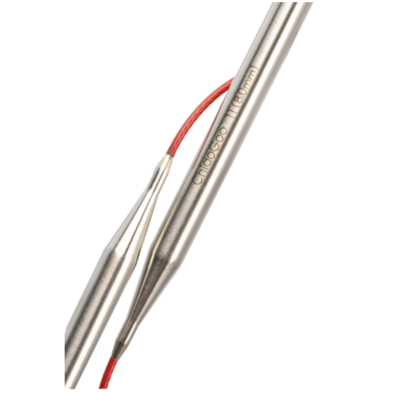 ChiaoGoo Red Lace SS Circular Needles, US5/3.75mm