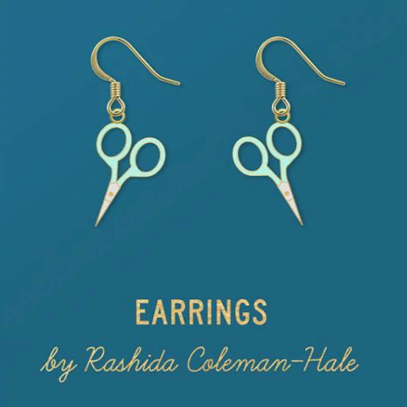 Scissors Earrings by Rashida Coleman Hale RS 7059