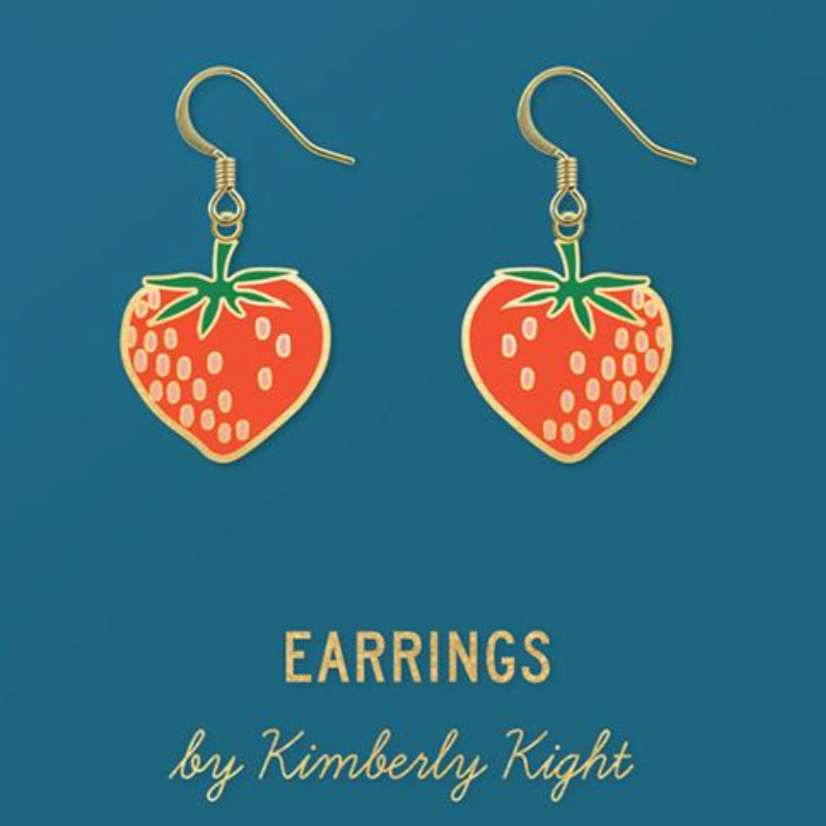 Strawberry Earrings by Kimberly Kight RS 7058