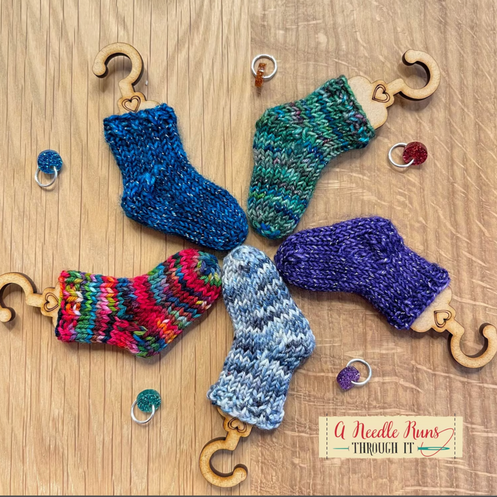 Tiny Sock Blockers from A Needle Runs Through It