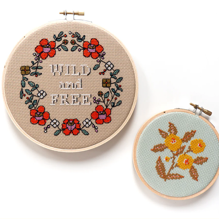 Wild and Free Junebug & Darlin Cross Stitch Kit