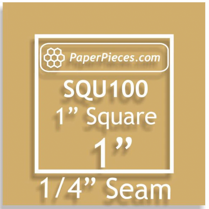 1" Square small pack of 150 papers from Paper Pieces