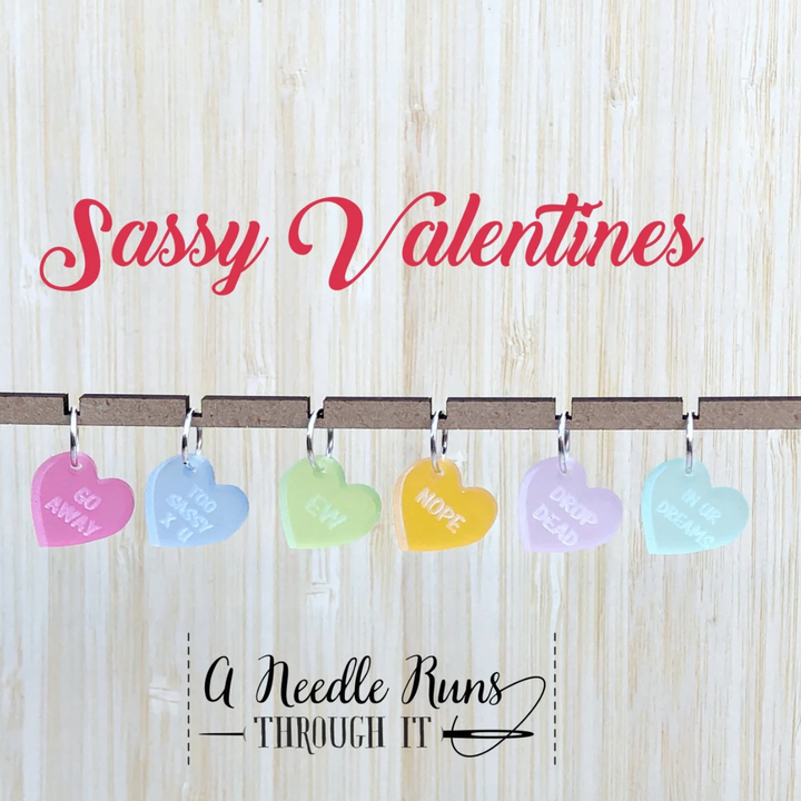 Sassy Valentine Stitch Marker Set