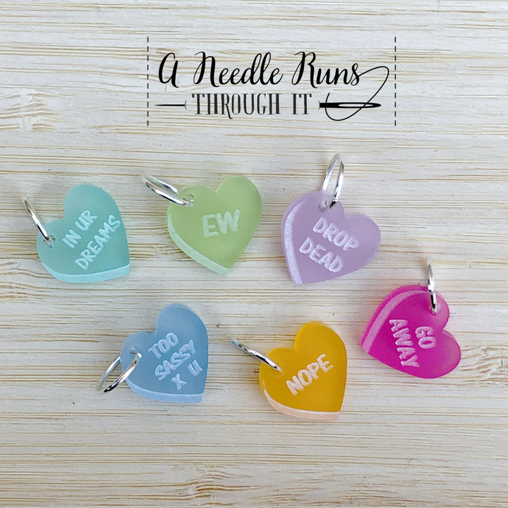 Sassy Valentine Stitch Marker Set