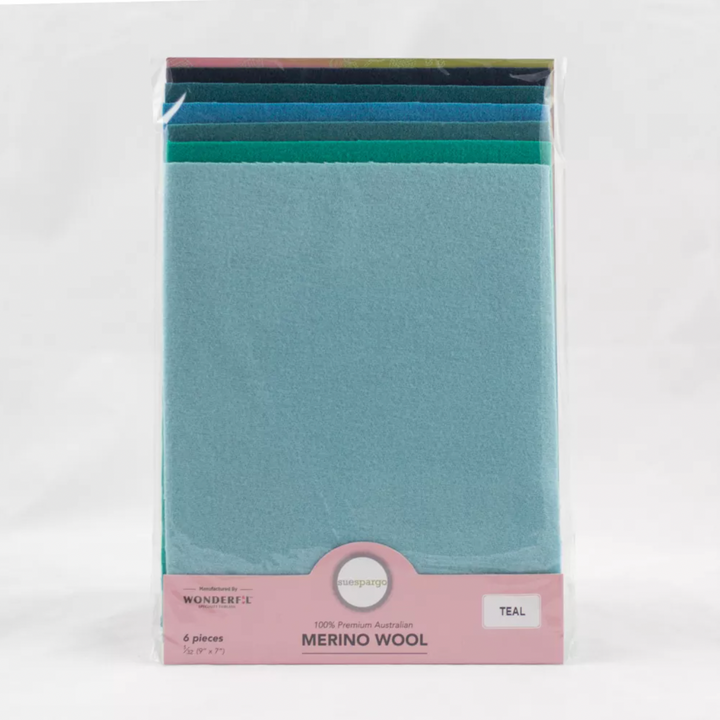 Wonderfil Merino Wool Pack - Teal