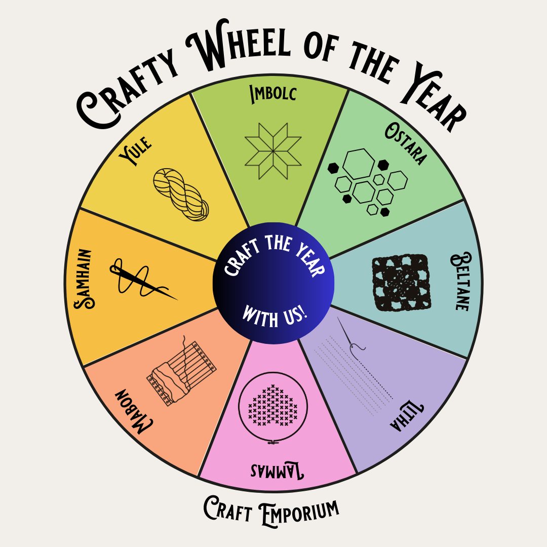Wheel of the Year Craft Kit: Imbolc Heart Throb Quilt