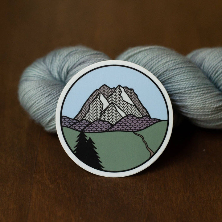 Denali Knitional Park Knitting Sticker