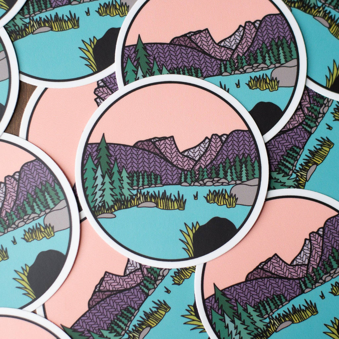 Rocky Mountain Knitional Park Sticker