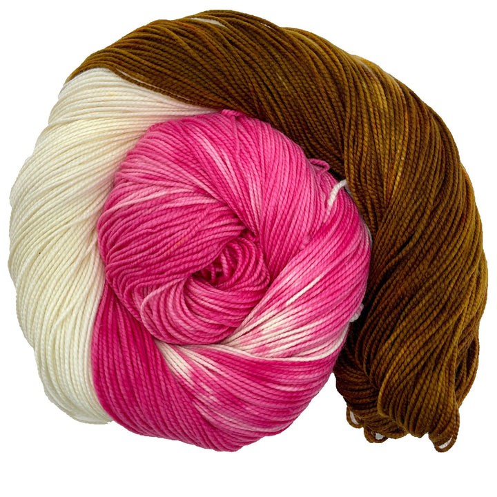 Neapolitan - Hand dyed yarn - Mohair - Fingering - Sock - DK - Sport - Worsted - Bulky - Variegated Yarn