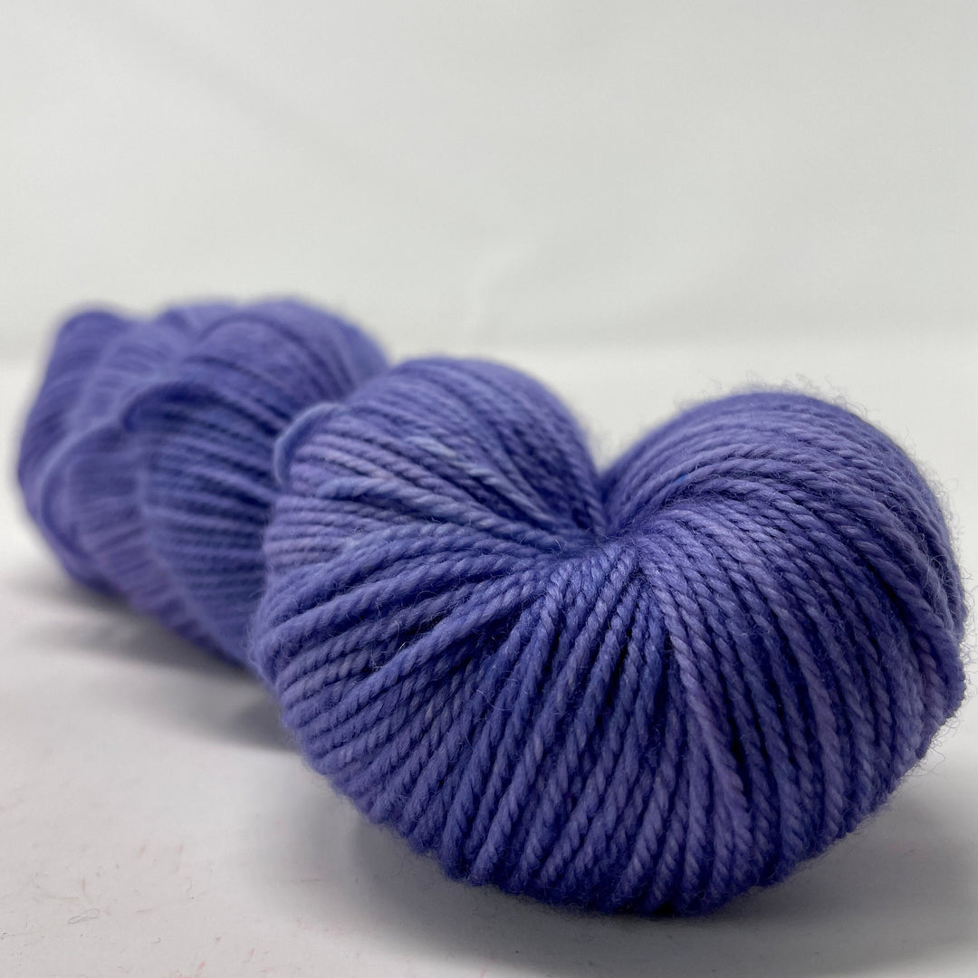 Lavender Menace- Hand dyed yarn - Mohair - Fingering - Sock - DK - Sport -Boucle - Worsted - Bulky - Fruity