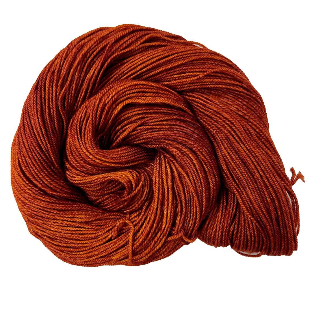 Flaming Locks of Auburn Hair - Hand dyed yarn - Mohair - Fingering - Sock - DK - Sport - Worsted - Bulky - Fall Harvest
