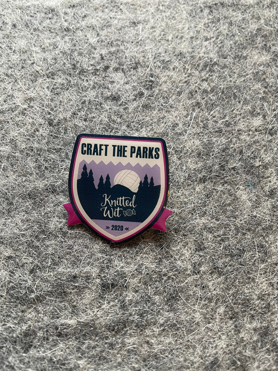 2020 Knitted Wit Craft the Parks Enamel Pin