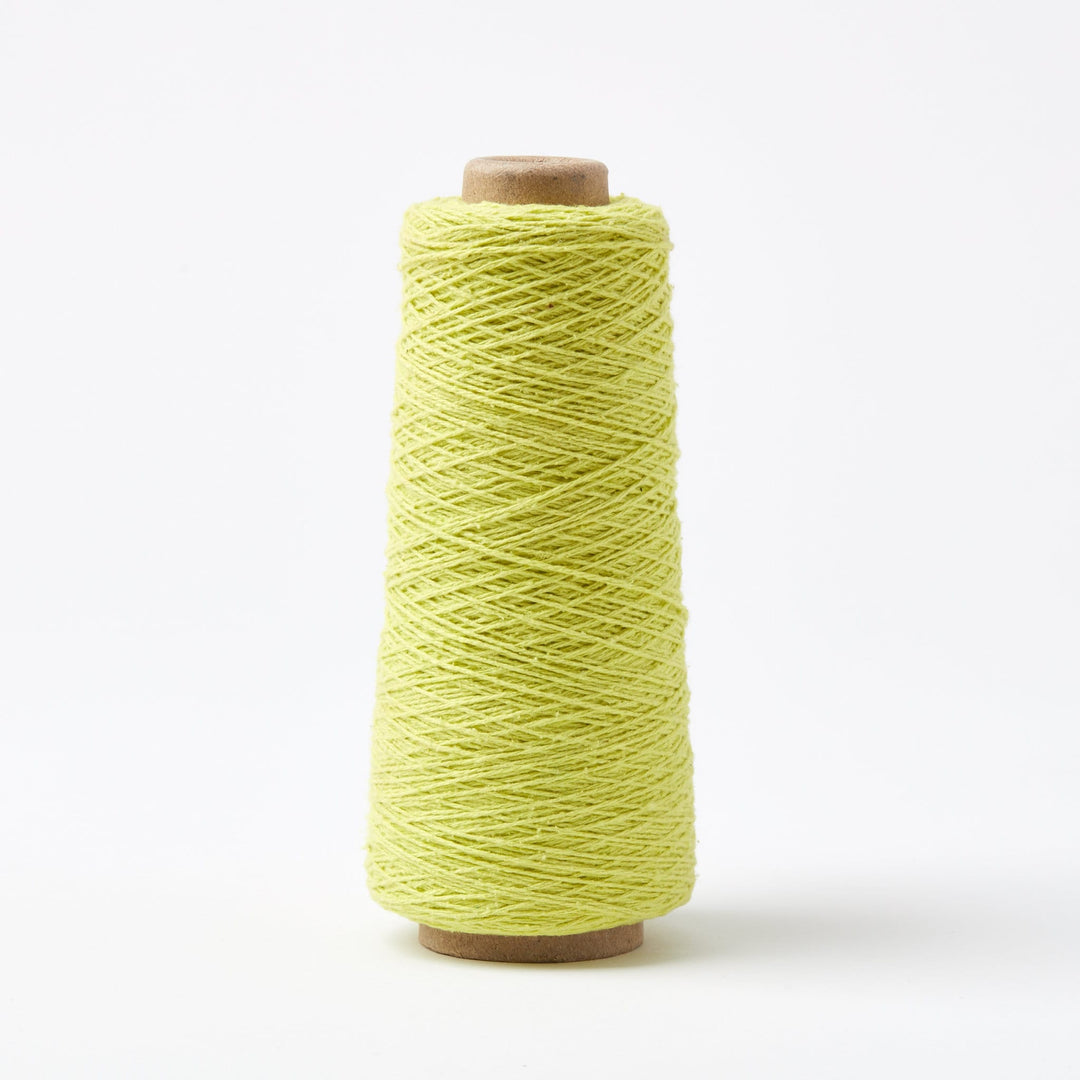 Sero 3/15 silk noil yarn weaving yarn CHARTREUSE