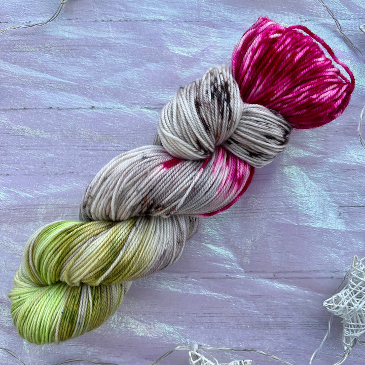 Anna's Hummingbird - Hand dyed yarn - Mohair - Fingering - Sock - DK - Sport -Boucle - Worsted - Bulky -