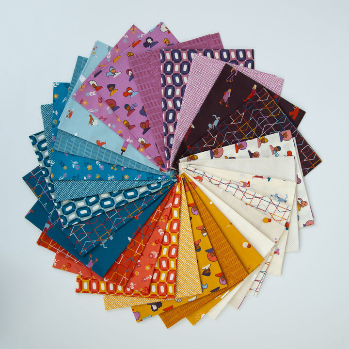 To and Fro Which Way Shell Fabric by Rashida Coleman-Hale for Ruby Star Society / RS1066 11 / Half yard continuous cut