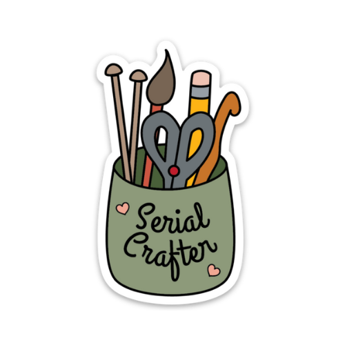 Serial Crafter Sticker