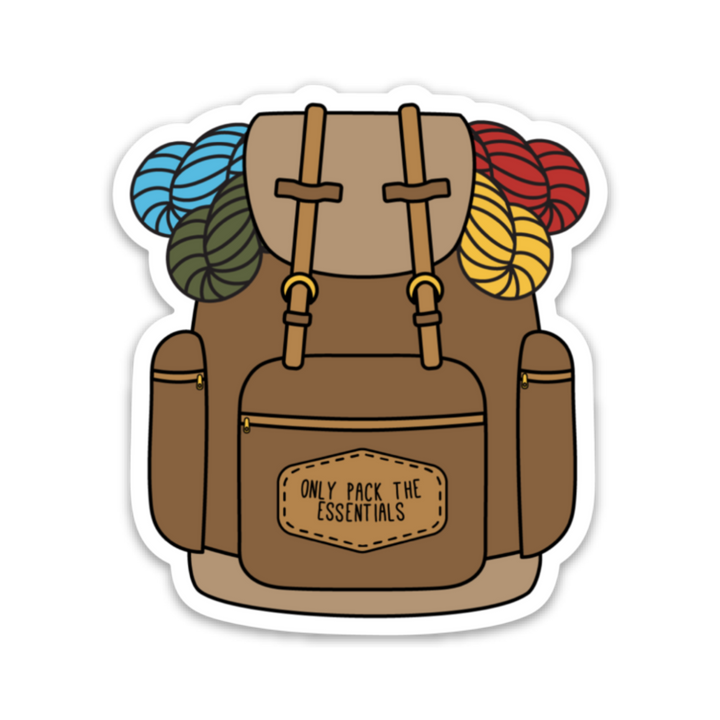 Hiking Pack Sticker