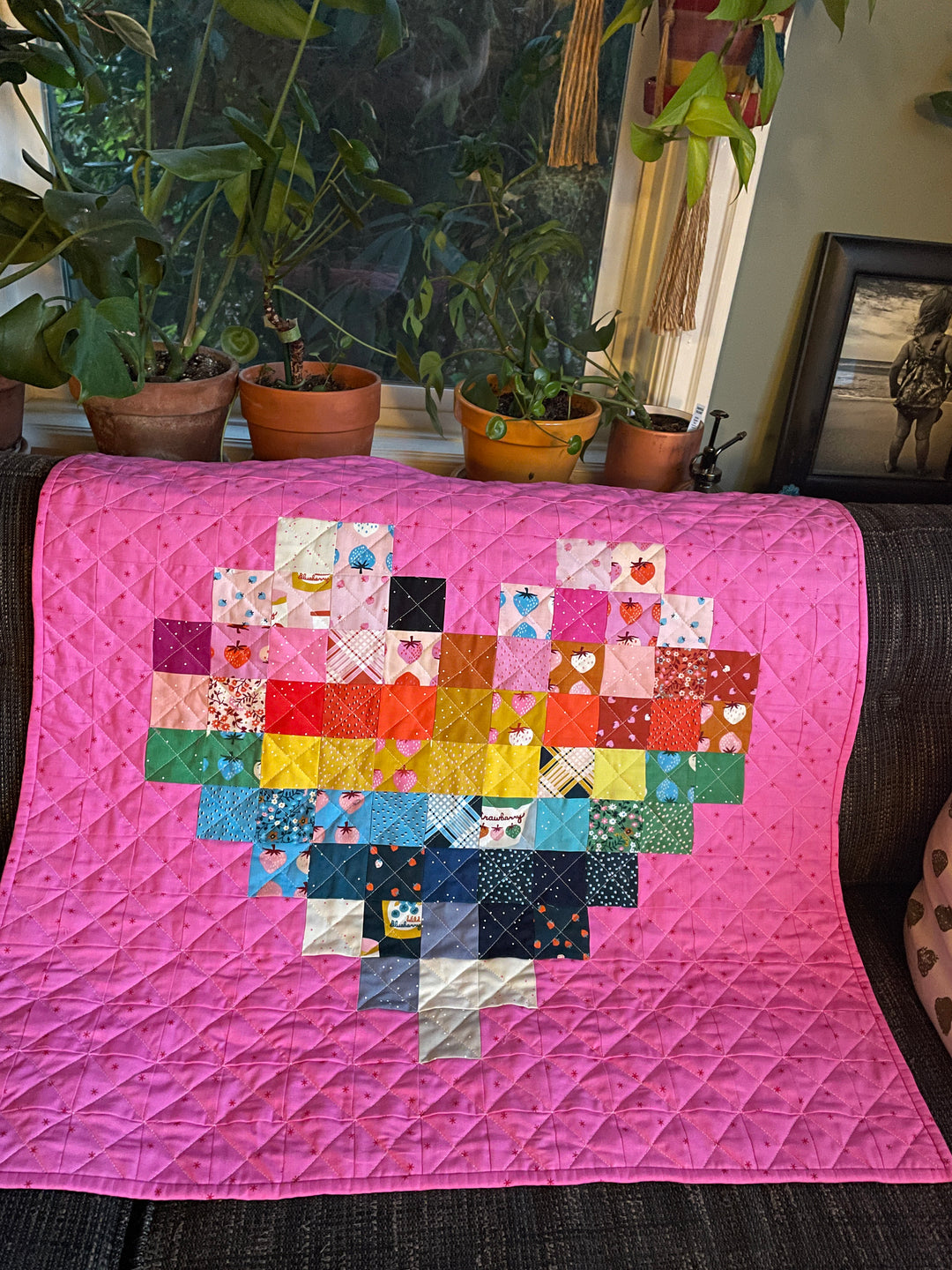 Heart Throb Mini Quilt Pattern (free!)