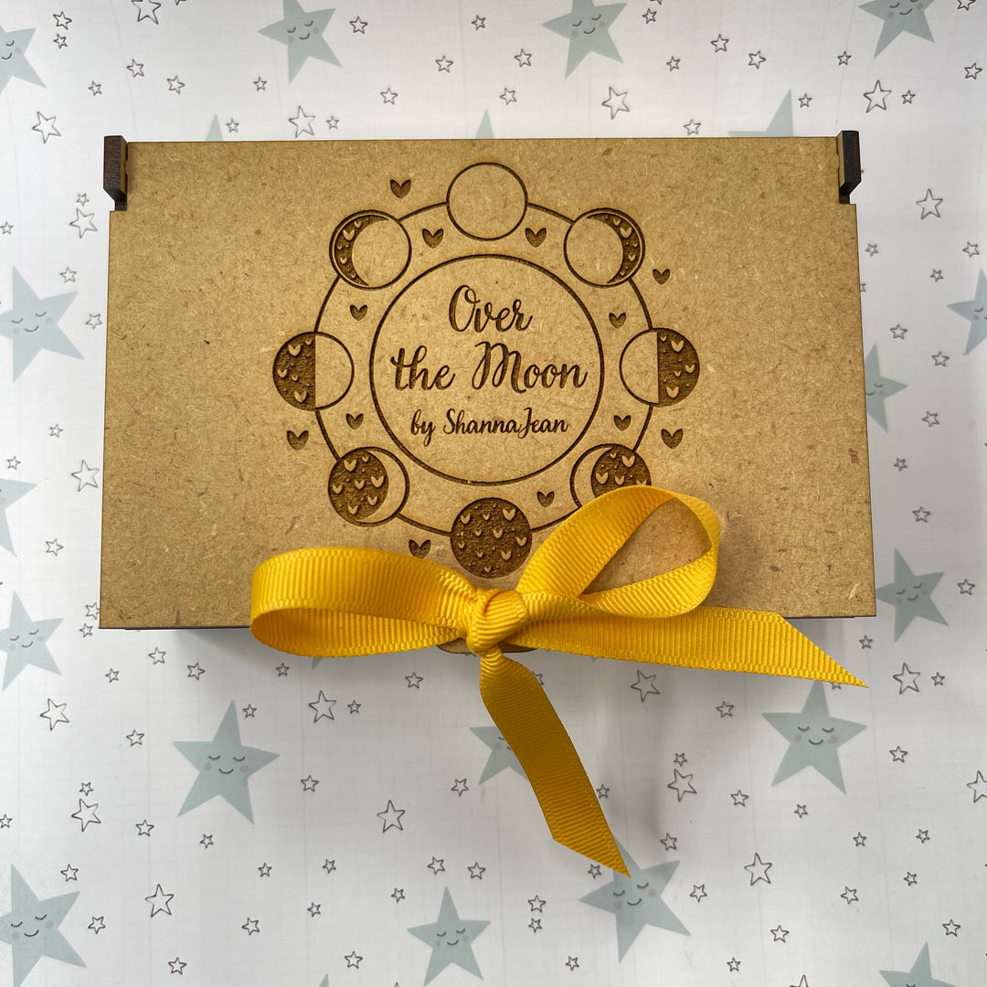 Over the Moon Wooden Box