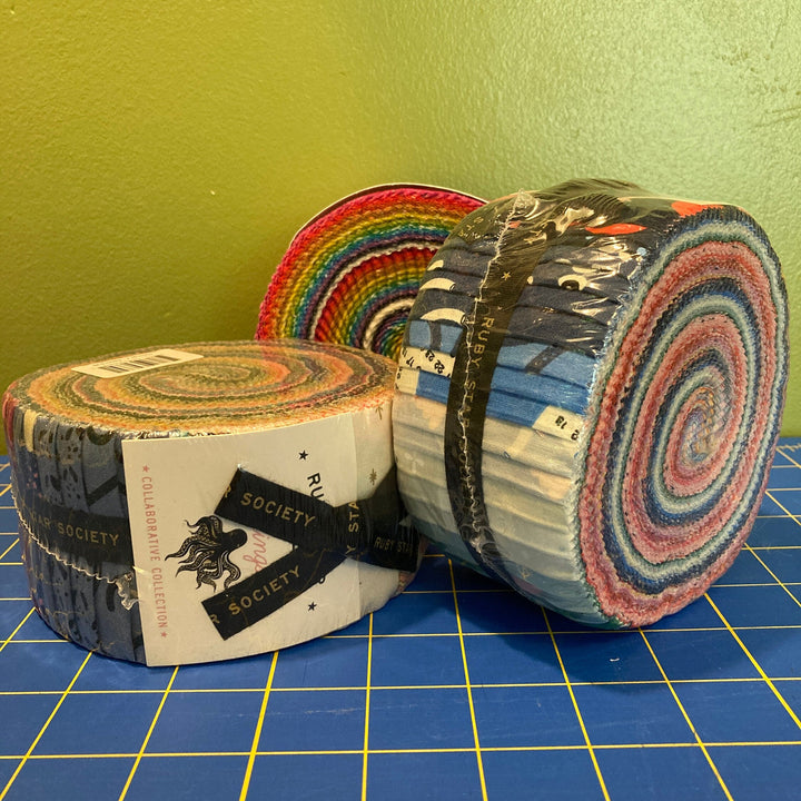 Jelly Roll 3-Month Subscription by various artists for Ruby Star Society, 40 pieces, 2.5" strips