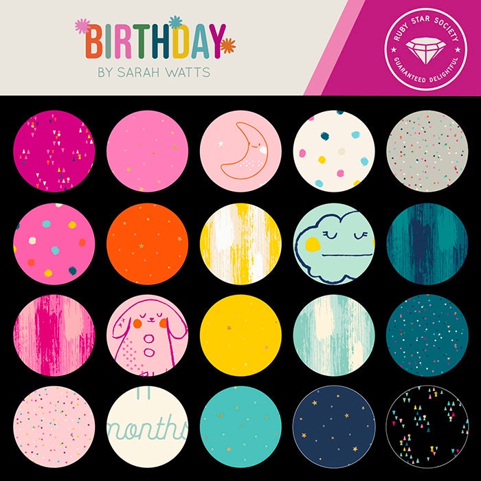 Birthday by Sarah Watts for Ruby Star Society Jelly Roll