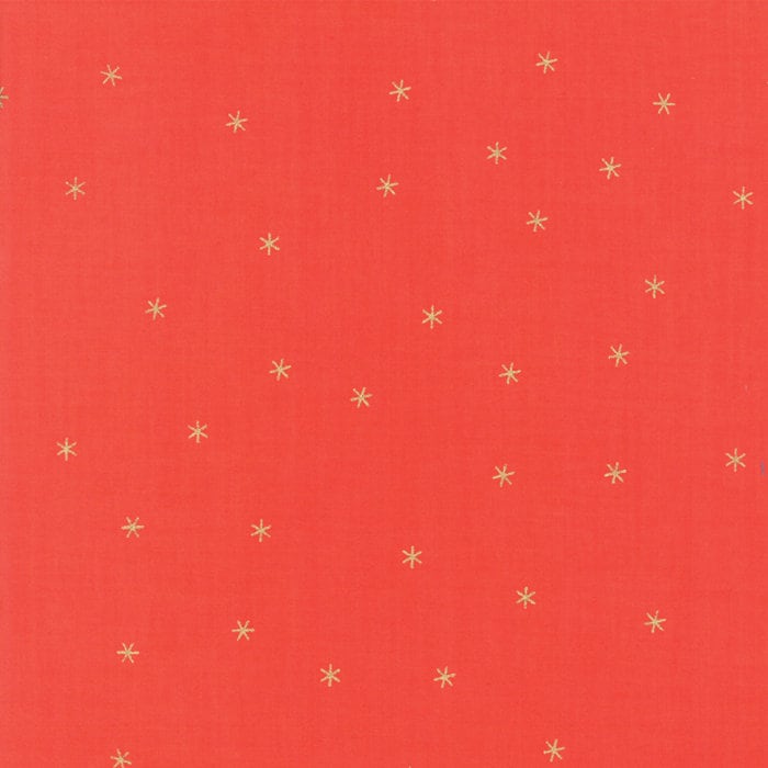 Spark Metallic Roadster Red Fabric by Melody Miller for Ruby Star Society / RS0005 31M / Half yard continuous cut