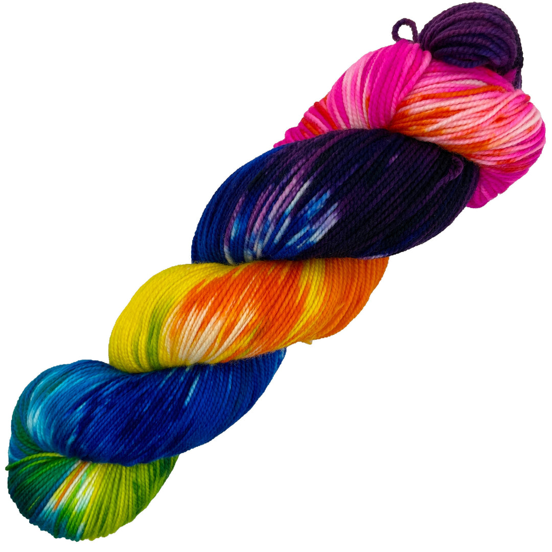 Love is Love - Hand dyed yarn - Mohair - Fingering - Sock - DK - Sport - Worsted - Bulky - Rainbow Yarn