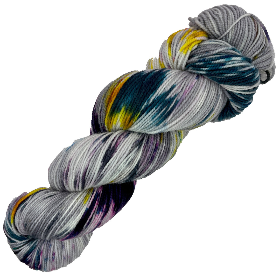 She Persisted - Hand dyed yarn - Mohair - Fingering - Sock - DK - Sport - Worsted - Bulky - Speckled Yarn