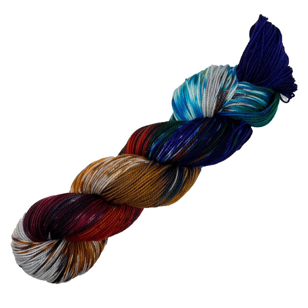 14 Months - Hand dyed yarn - Mohair - Fingering - Sock - DK - Sport - Worsted - Bulky - Variegated Yarn