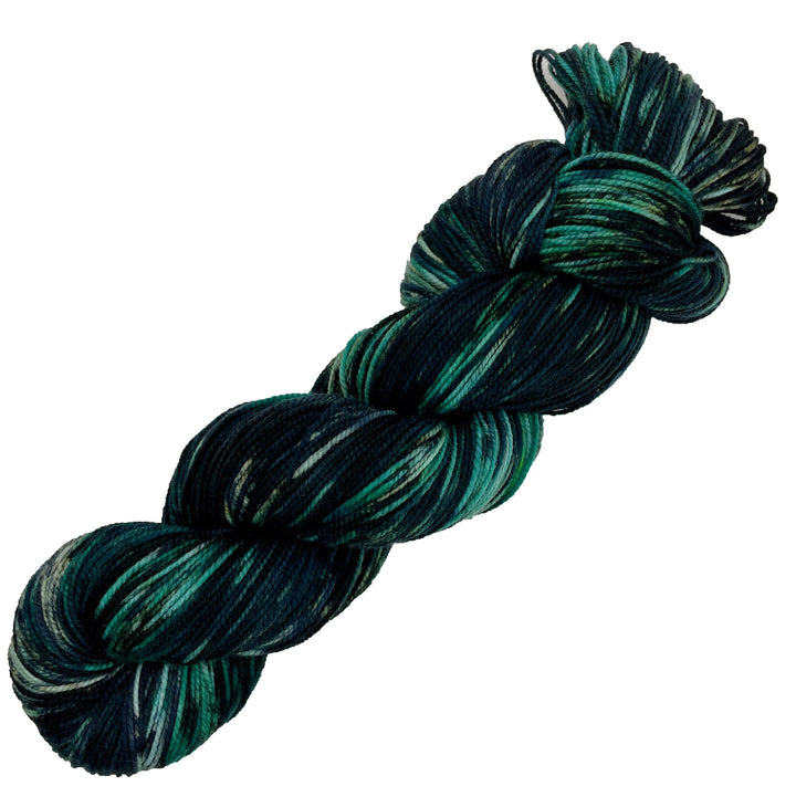 Protector of the Black Forest- Hand dyed yarn - Mohair - Fingering - Sock - DK - Sport - Worsted - Bulky - Variegated Fantasy Yarn