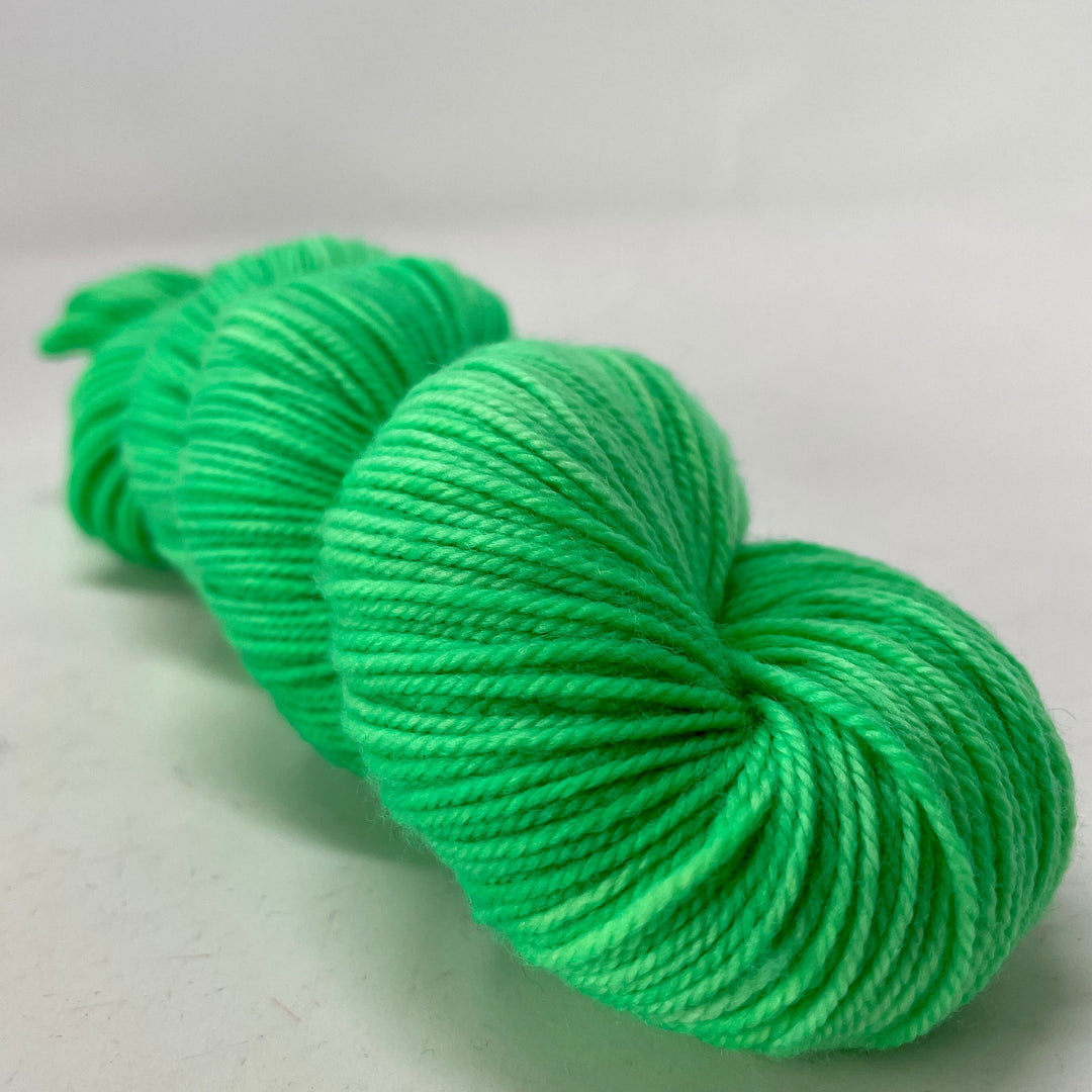 Astonish Mint - Hand dyed yarn - Mohair - Fingering - Sock - DK - Sport -Boucle - Worsted - Bulky - Rainbow Magic