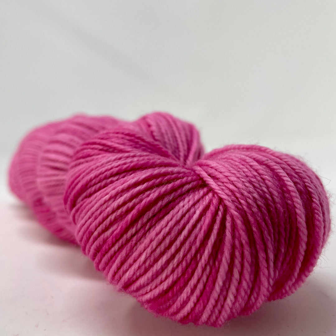 Bashful - Hand dyed yarn - Mohair - Fingering - Sock - DK - Sport -Boucle - Worsted - Bulky - Pink Yarn