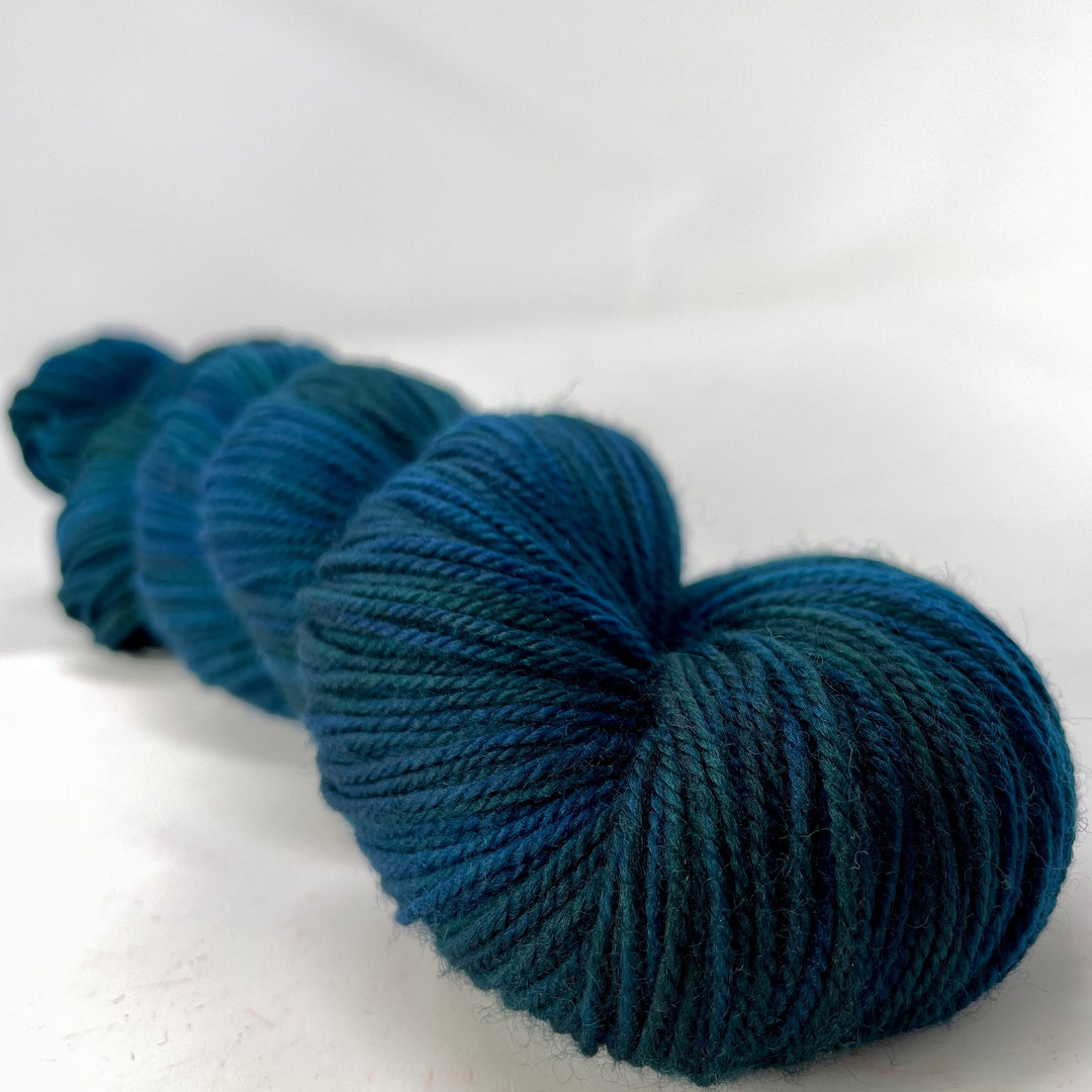 Black Forest - Hand dyed yarn - Mohair - Fingering - Sock - DK - Sport -Boucle - Worsted - Bulky -