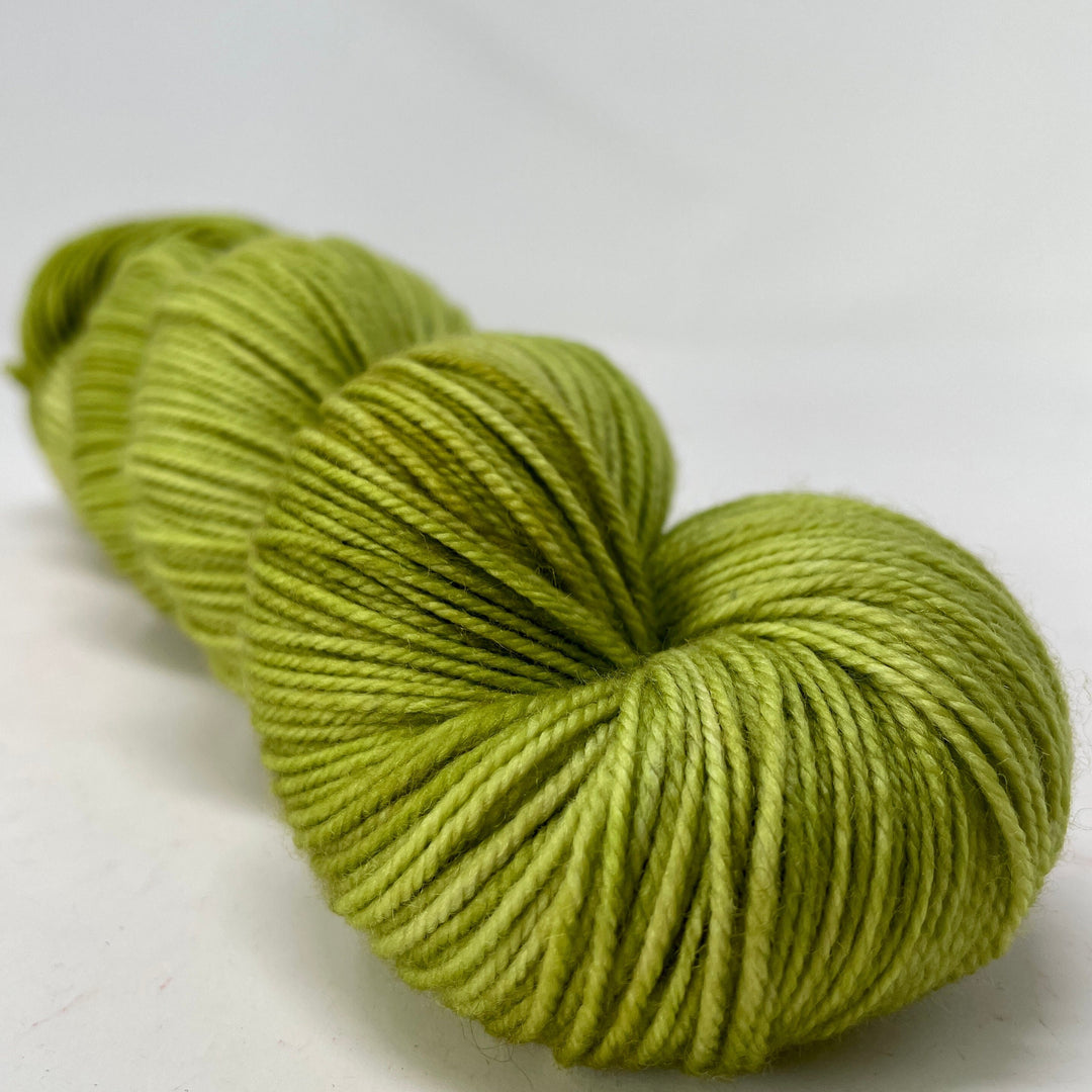 Guac - Hand dyed yarn - Mohair - Fingering - Sock - DK - Sport -Boucle - Worsted - Bulky -