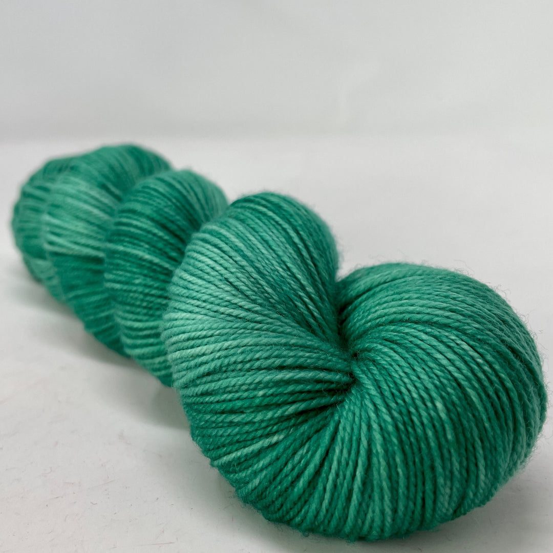 Jade- Hand dyed yarn - Mohair - Fingering - Sock - DK - Sport -Boucle - Worsted - Bulky - Moody
