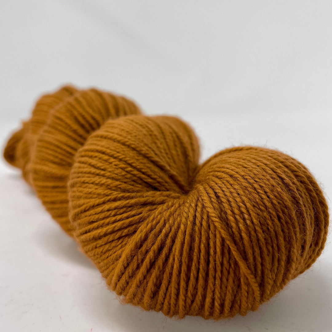 Toffee Crunch - Hand dyed yarn - Mohair - Fingering - Sock - DK - Sport -Boucle - Worsted - Bulky -