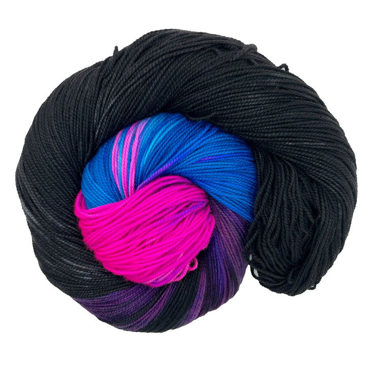 Nasty Woman - Hand dyed yarn - Mohair - Fingering - Sock - DK - Sport - Worsted - Bulky - Variegated Yarn