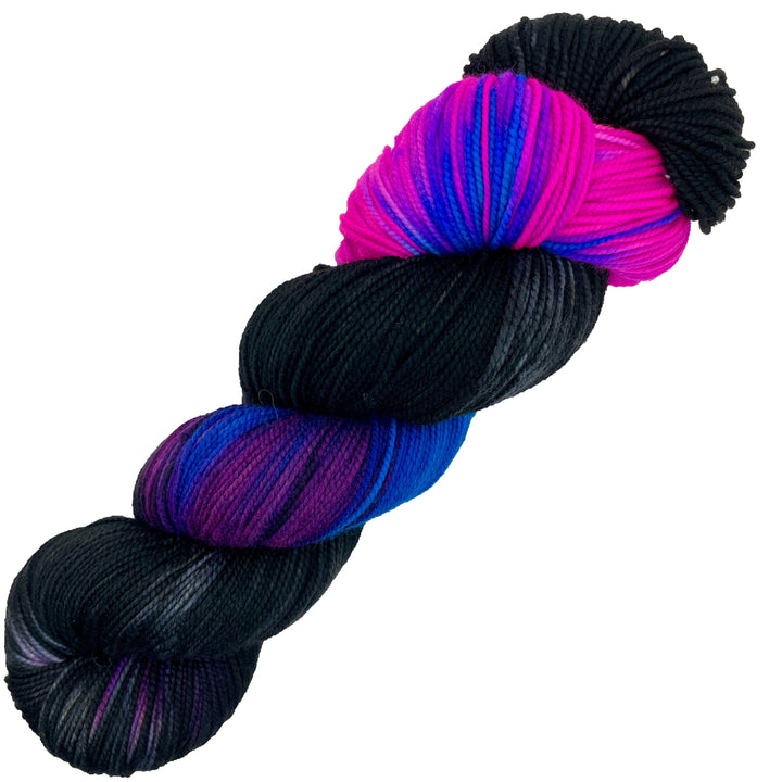 Nasty Woman - Hand dyed yarn - Mohair - Fingering - Sock - DK - Sport - Worsted - Bulky - Variegated Yarn