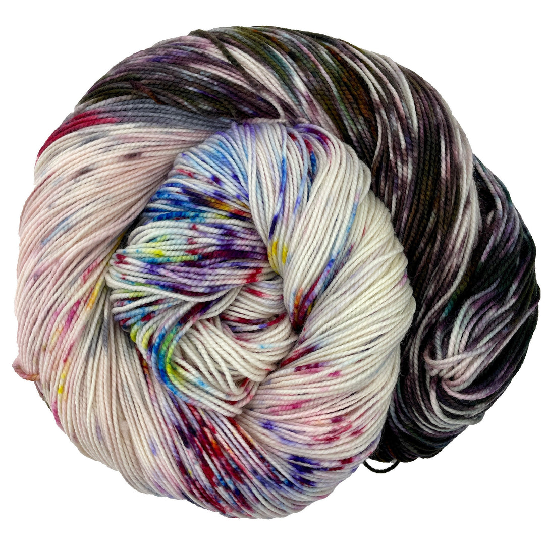 Be True to You - Hand dyed yarn - Mohair - Fingering - Sock - DK - Sport - Worsted - Bulky - Speckled Yarn