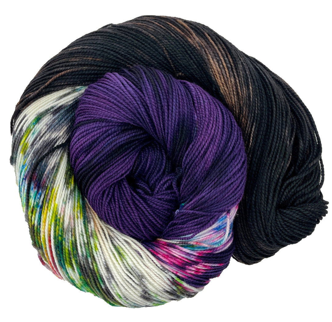 Conducted - Hand dyed yarn - Mohair - Fingering - Sock - DK - Sport - Worsted - Bulky - Variegated Yarn