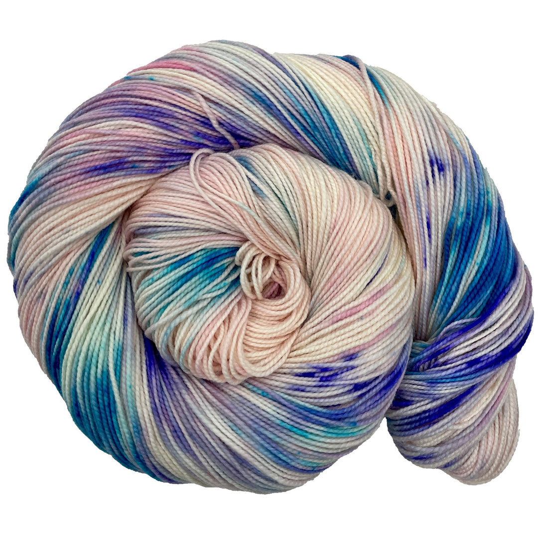 Bubble Bath - Hand dyed yarn - Mohair - Fingering - Sock - DK - Sport - Worsted - Bulky - Variegated Yarn